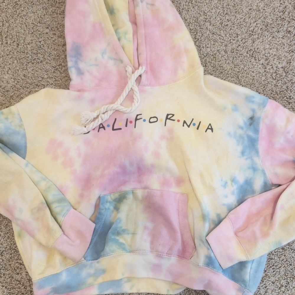 California cropped hoodie